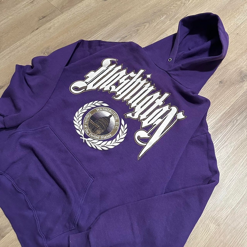 Jerzees Men's Purple Hoodie